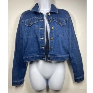 Calvin Klein Cropped Jean Jacket